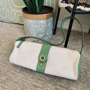 Kate Spade Canvas and Leather Shoulder Bag